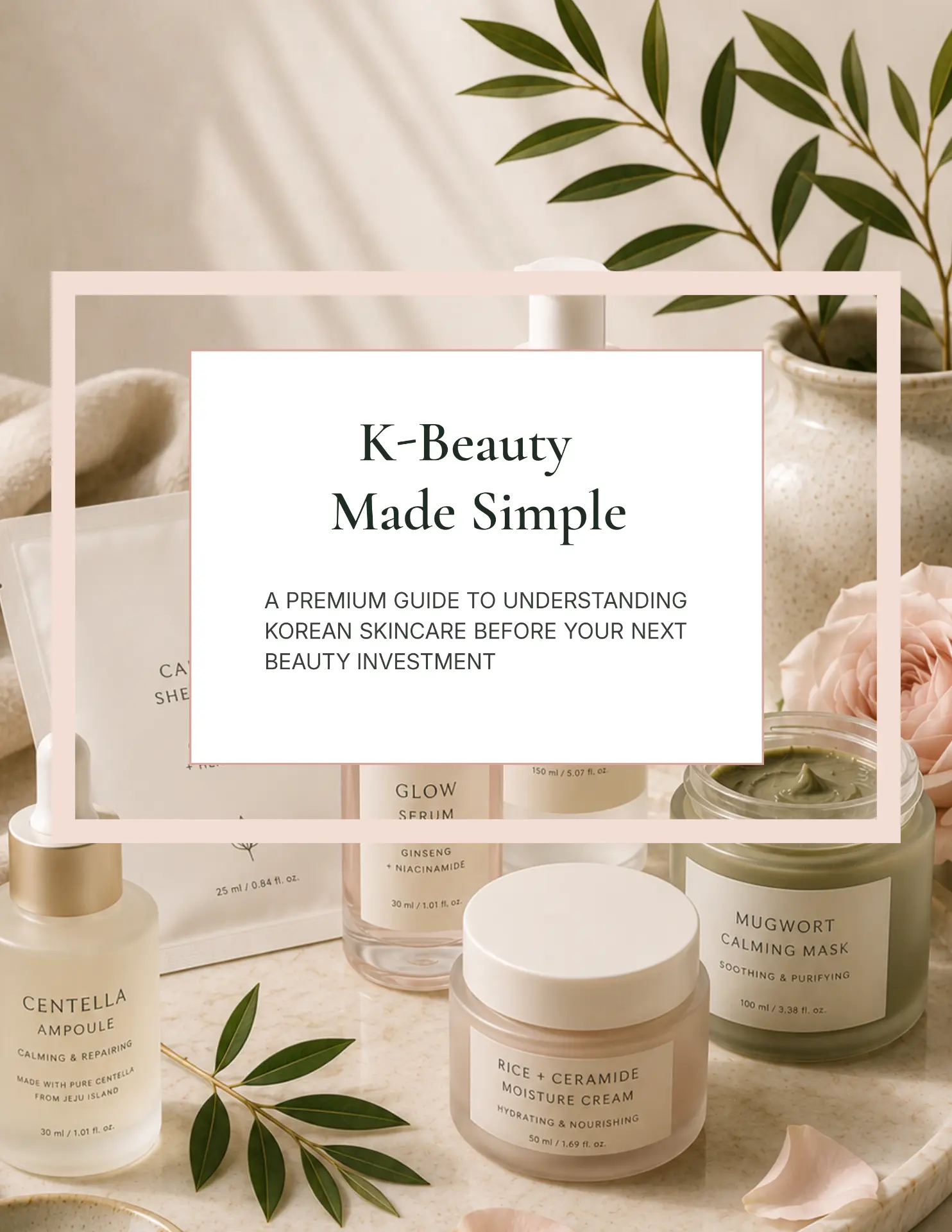 Cover of the digital edition K-Beauty Made Simple
