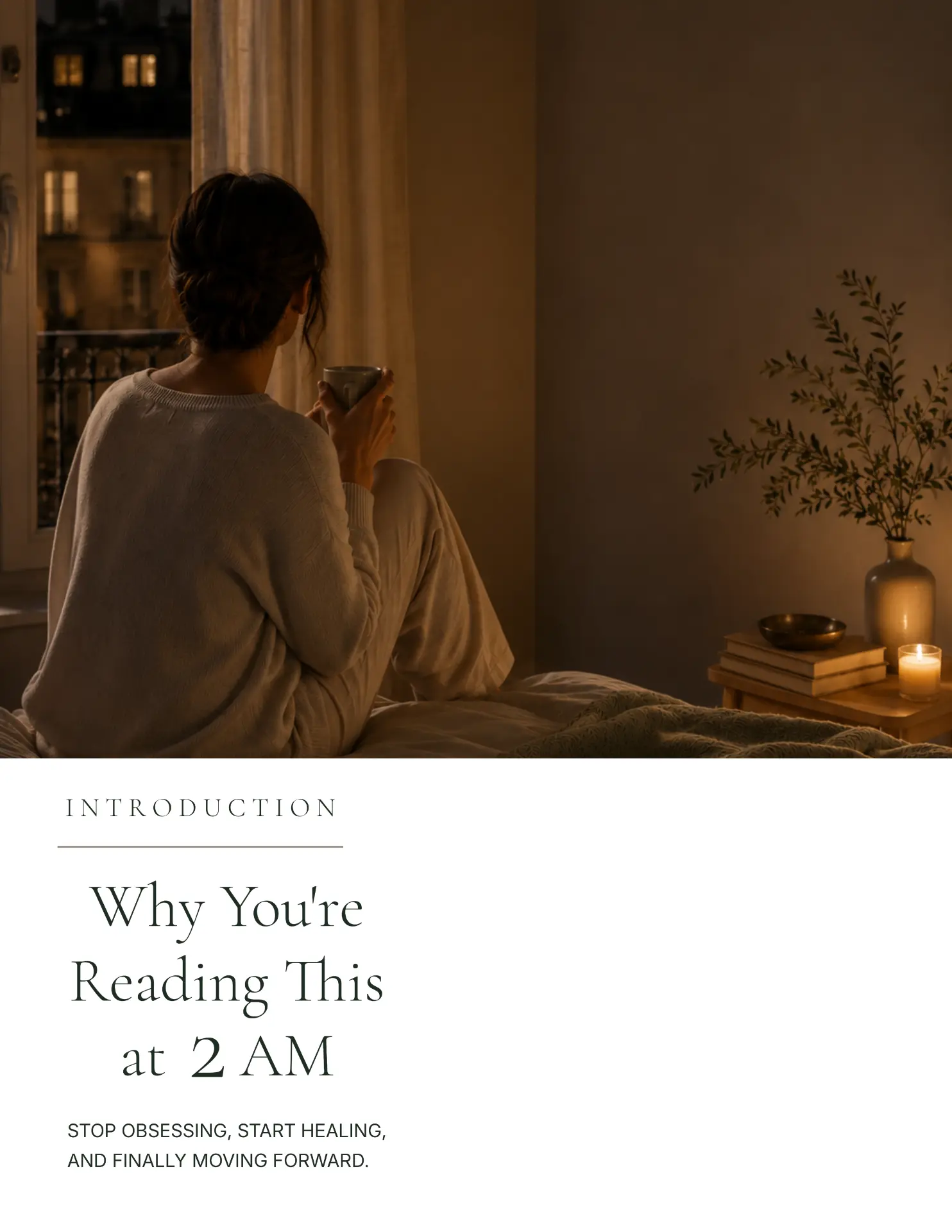Introduction page of Before You Text Him, titled Why You're Reading This at 2 AM